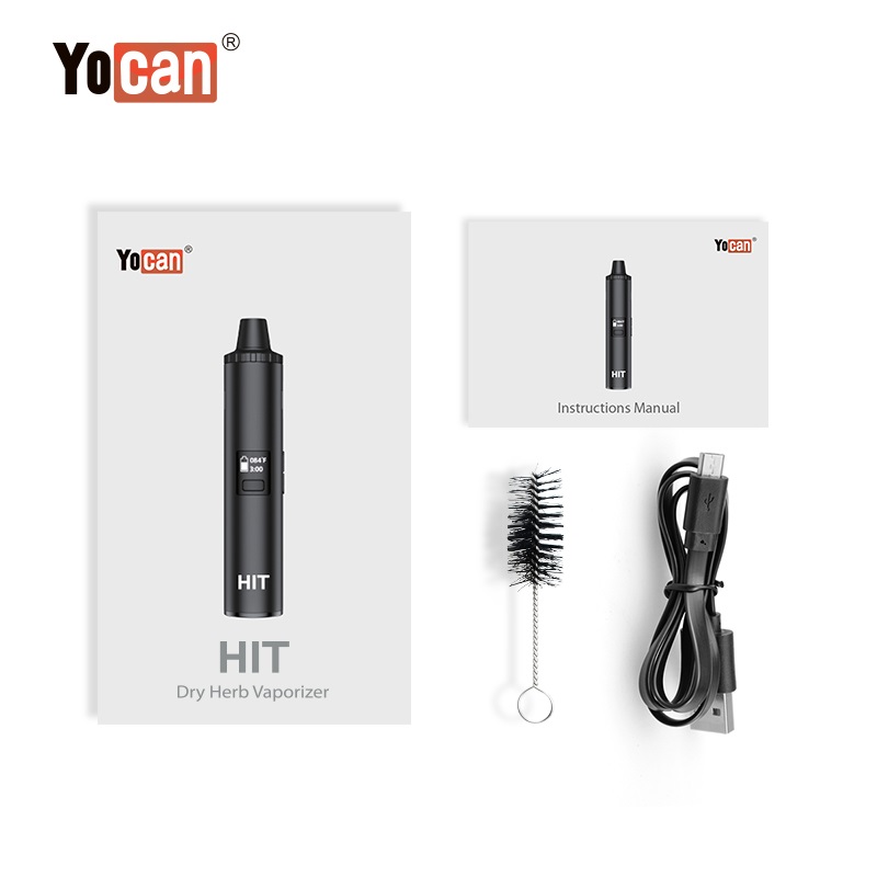 Dry Herb Vaping Accessories - Original Yocan Hit Dry Herb Vapor