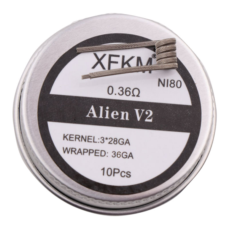 NEUE XFKM NI80/A1/SS316L 10 te – Clapton Wire Pre Built Bewertung und Preis